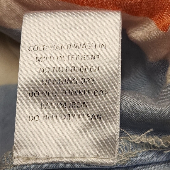 Talulah Oversized Multicolor Geometric Short Sleeve Button Down Shirt Size S - Picture 11 of 13